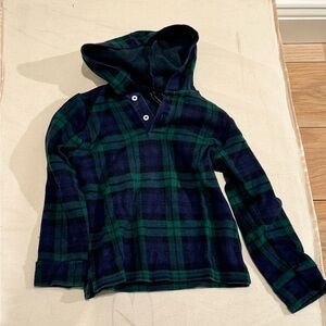 Janie and Jack tartan Hoodie